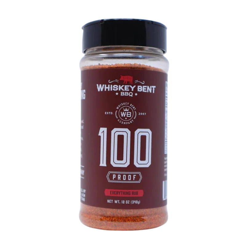 Whiskey Bent BBQ '100 Proof' Everything Rub - Black Box BBQ