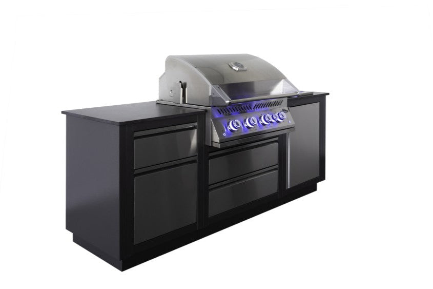 Napoleon Oasis Compact 105 Outdoor Kitchen - Free Cover & Rotisserie - Black Box BBQ