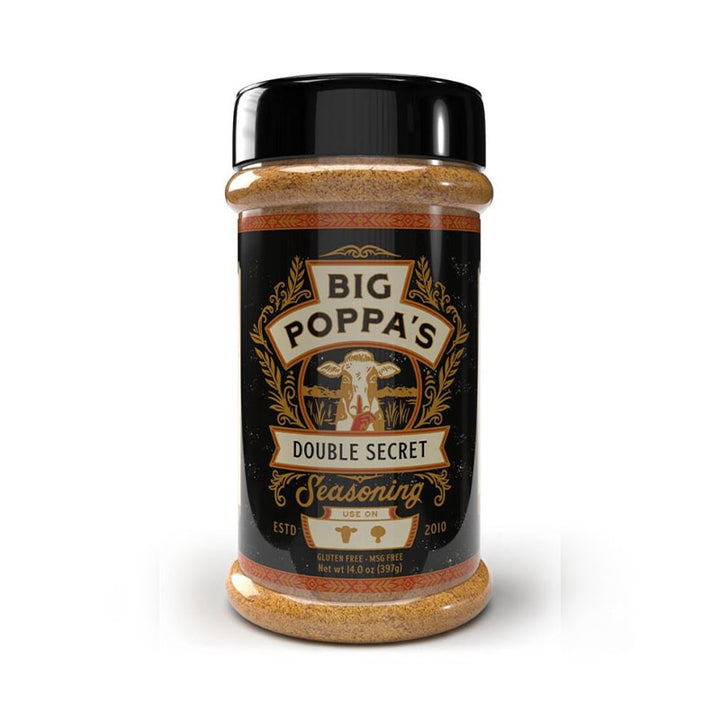 Big Poppa's Smokers Double Secret Seasoning - 397g - Black Box BBQ