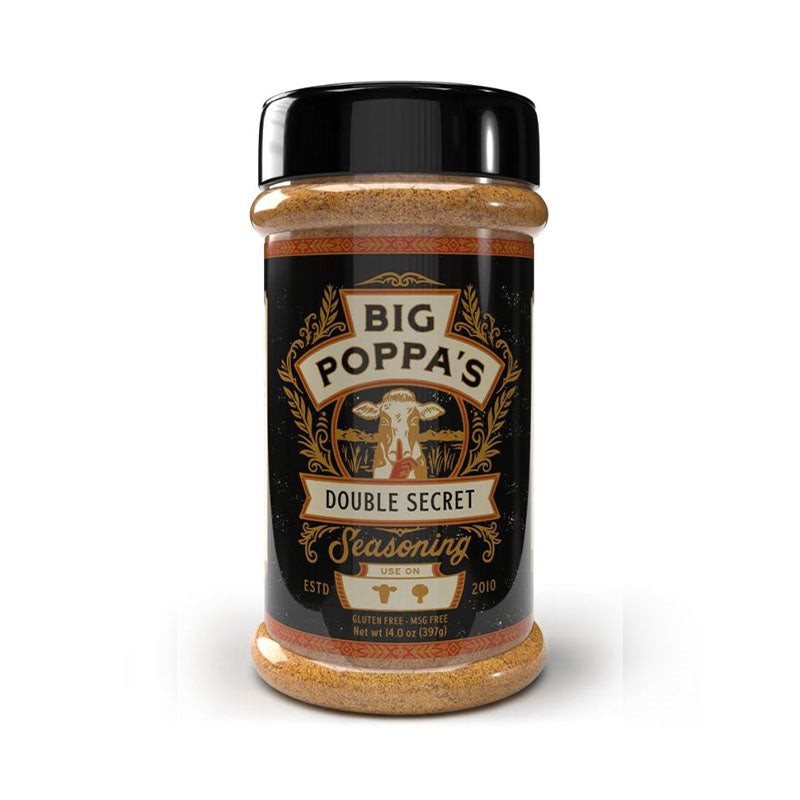 Big Poppa's Smokers Double Secret Seasoning - 397g - Black Box BBQ