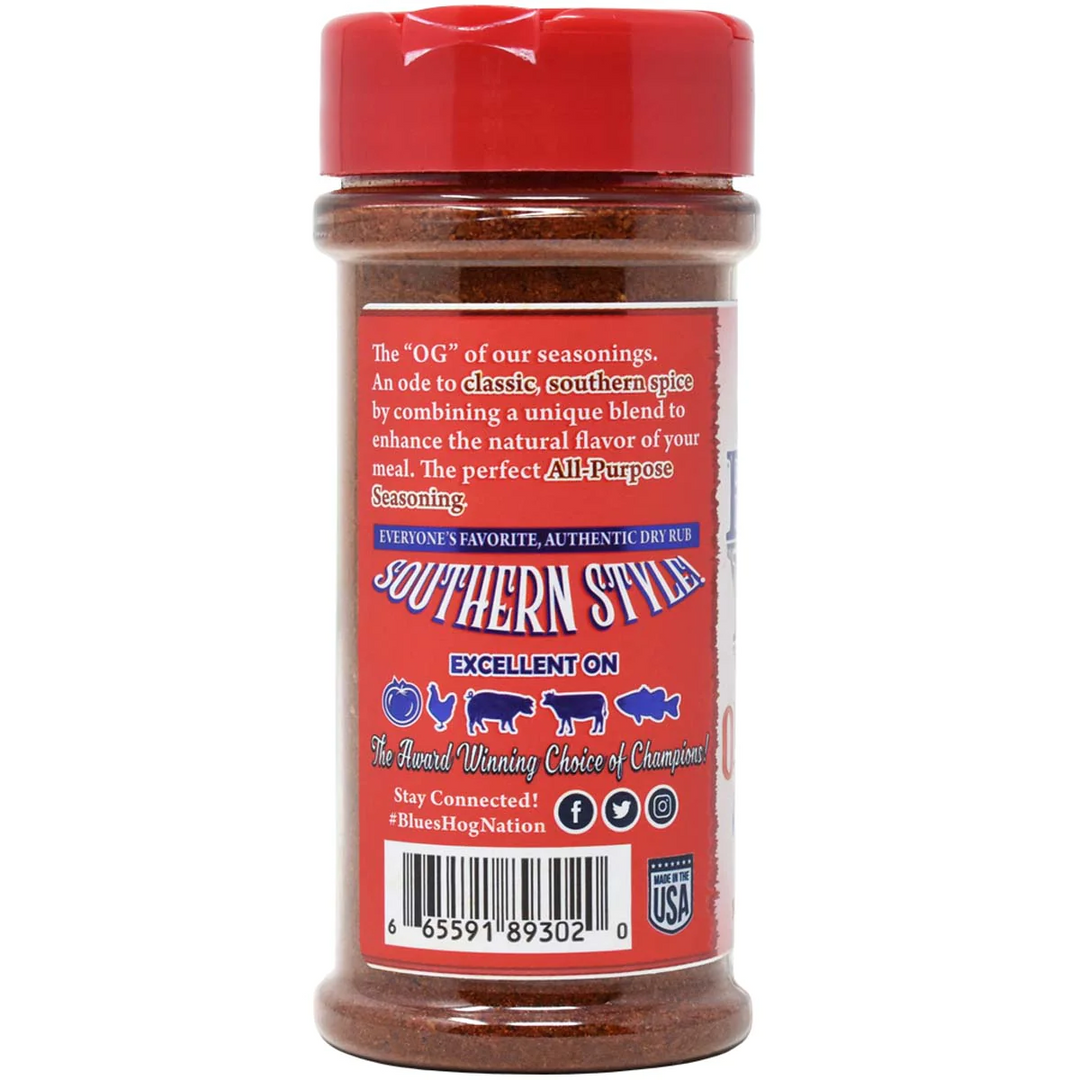 Blues Hog BBQ Original Dry Rub Seasoning- 156g - Black Box BBQ