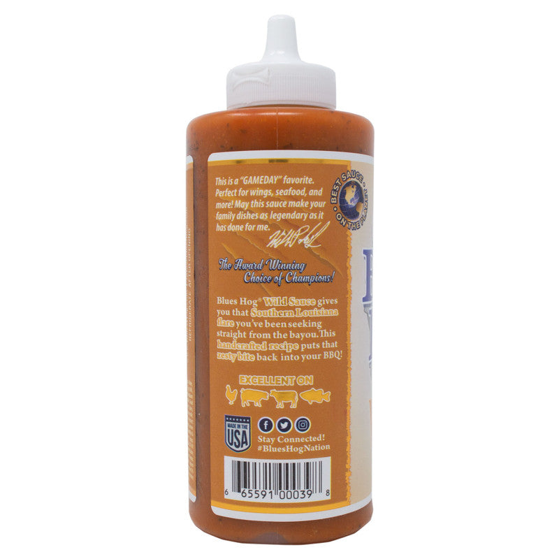 Blues Hog BBQ Wild Wing Sauce Squeeze Bottle - 524g - Black Box BBQ