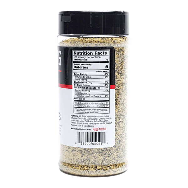Heath Riles BBQ Simple Citrus Rub - 16oz - Black Box BBQ