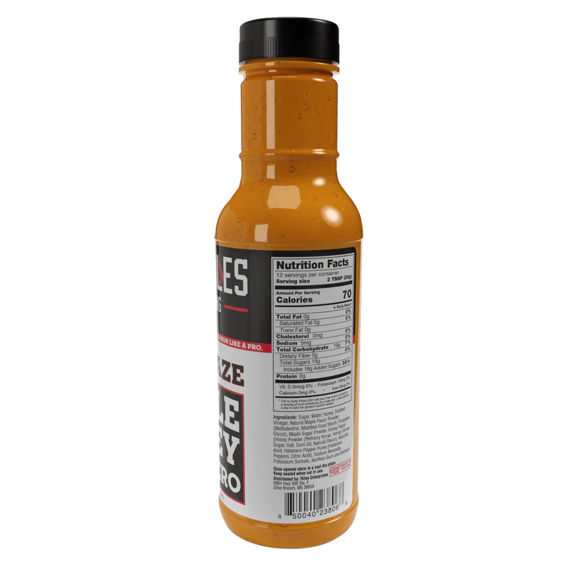 Heath Riles BBQ Maple Honey Habanero BBQ Glaze - Black Box BBQ
