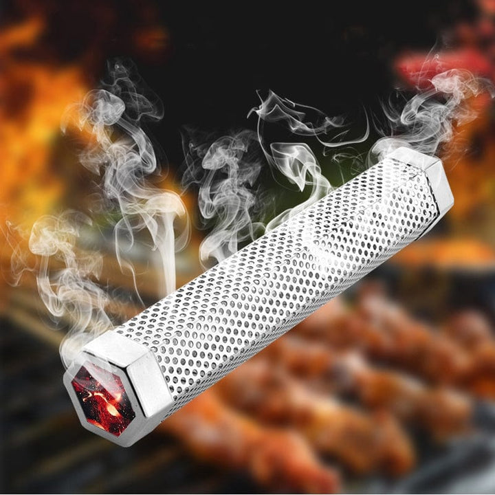 300mm Hexagonal Smoker Tube - Black Box BBQ