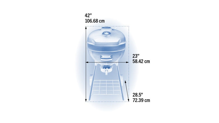 Napoleon Pro22K Leg Charcoal BBQ - Black Box BBQ