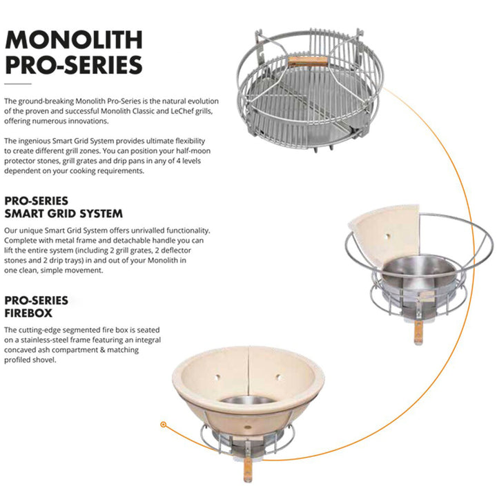 Monolith Classic Pro Series 2.0- With Cart - Black Box BBQ