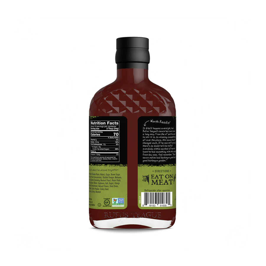 Rufus Teague Smoky Apple BBQ Sauce - Black Box BBQ