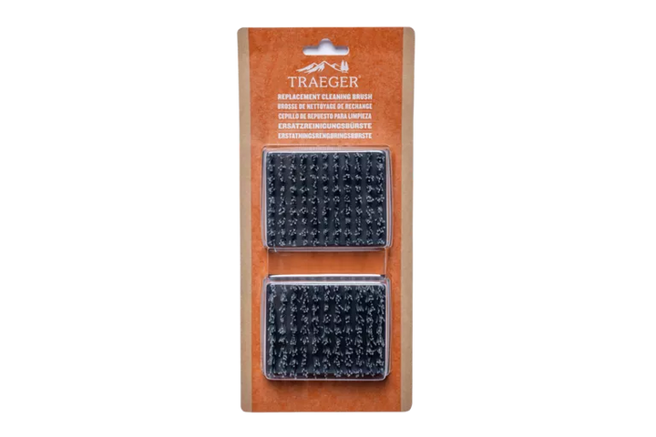 Traeger Replacement BBQ Cleaning Brush Heads (2 Pack) - Black Box BBQ