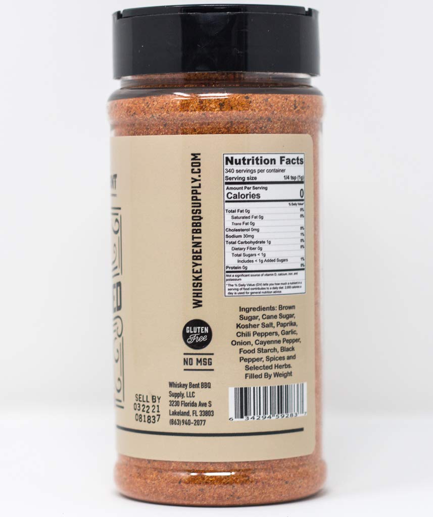 Whiskey Bent BBQ 'The Old Fashioned' BBQ Pork Rub - 340g - Black Box BBQ