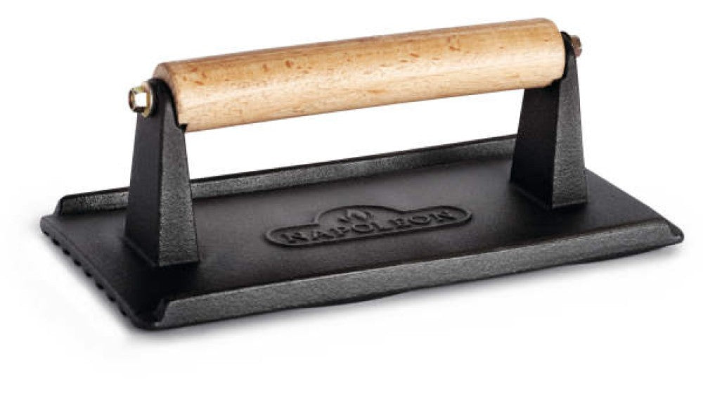 Napoleon Cast Iron Chef's Meat Press - Black Box BBQ