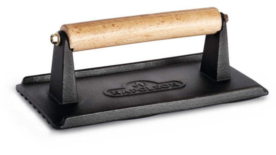 Napoleon Cast Iron Chef's Meat Press - Black Box BBQ