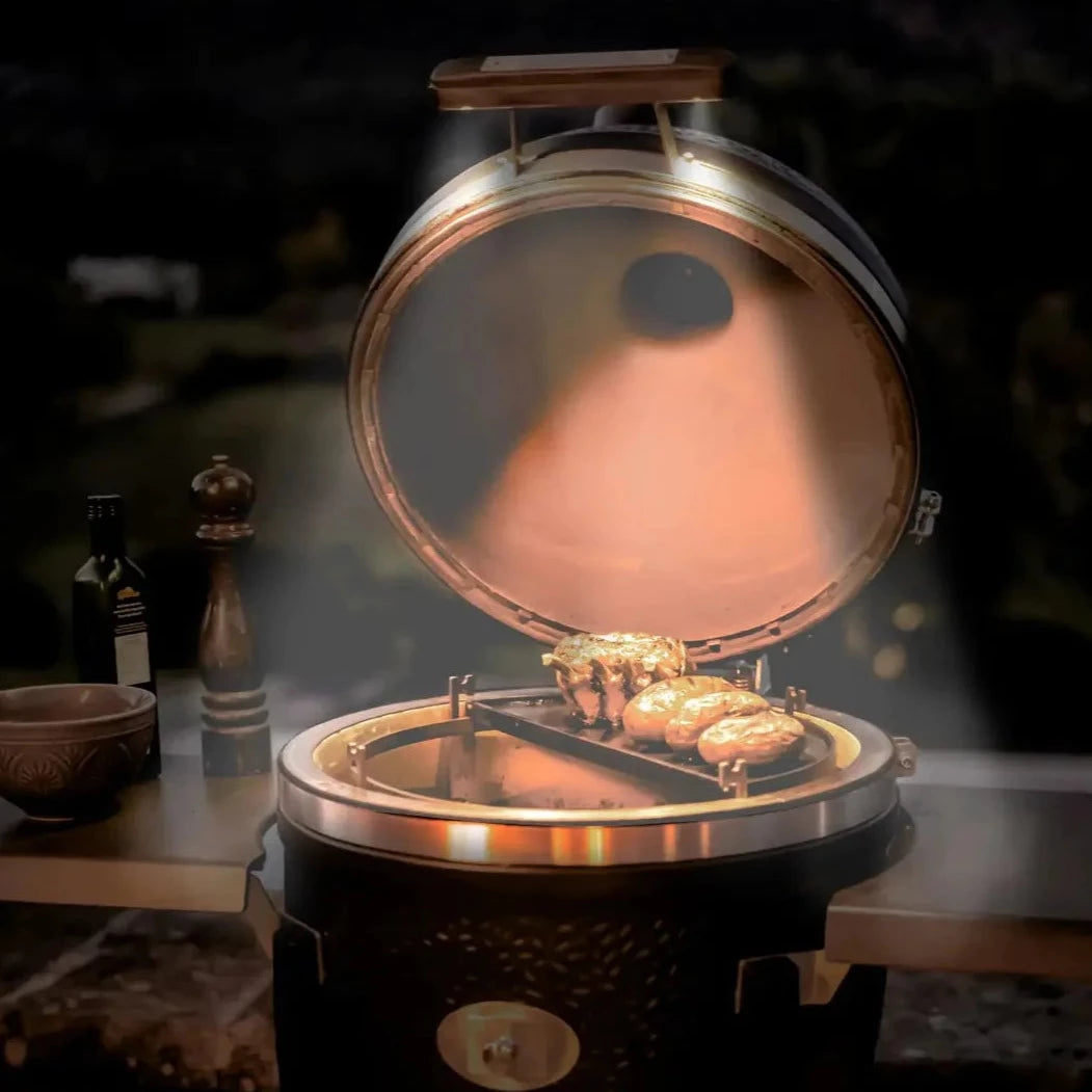 Monolith Avantgarde Le Chef Kamado Grill With Cart - Black Box BBQ