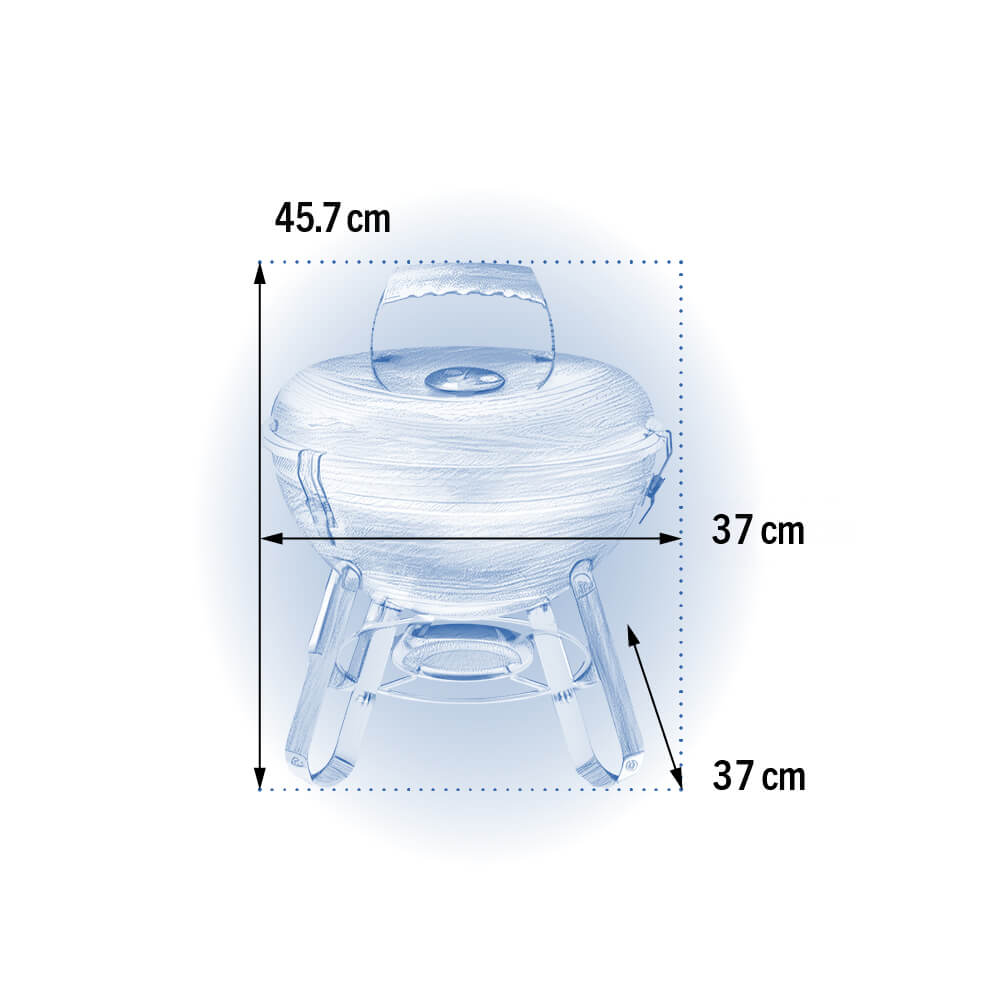 Napoleon Premium 14 Charcoal Portable - Black Box BBQ