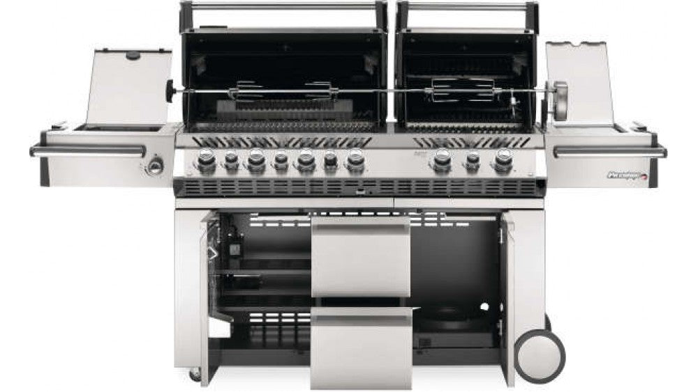 Napoleon Prestige PRO825 Gas BBQ + Free Rotisserie & Cover - Black Box BBQ