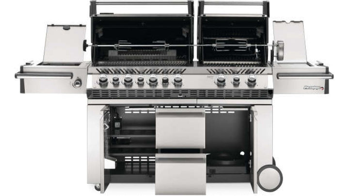 Napoleon Prestige PRO825 Gas BBQ + Free Rotisserie & Cover - Black Box BBQ
