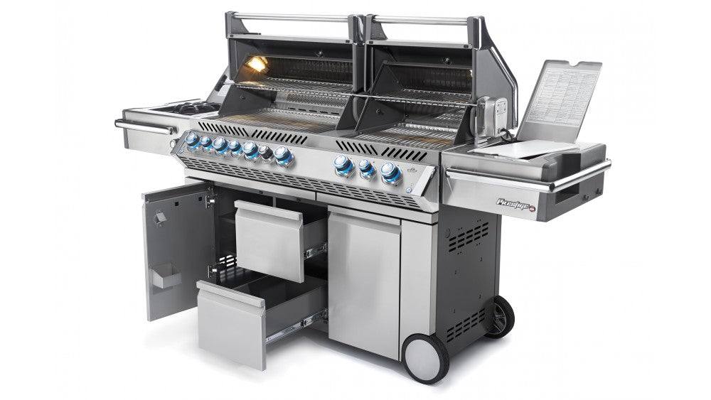 Napoleon Prestige PRO825 Gas BBQ + Free Rotisserie & Cover - Black Box BBQ