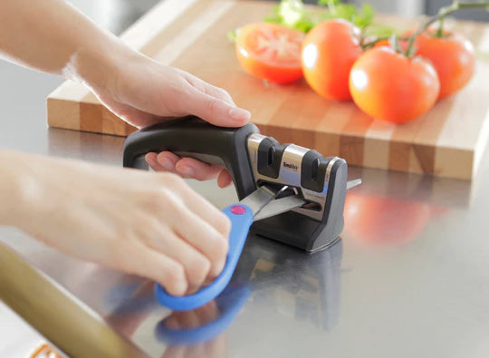 Smith's Deluxe Pull-Thru Knife & Scissors Sharpener - Black Box BBQ