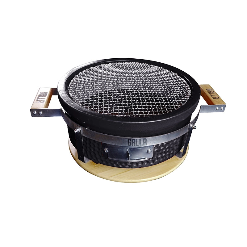 Grllr Tokyo Shichirin- Round Tabletop BBQ, - Black Box BBQ