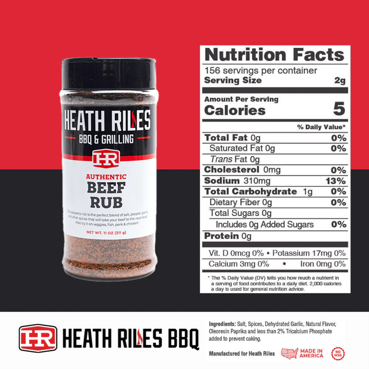 Heath Riles BBQ Beef Rub - 16oz - Black Box BBQ