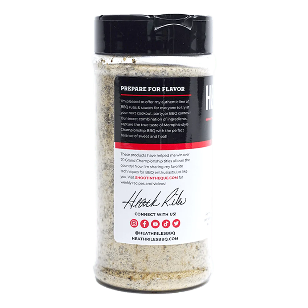 Heath Riles BBQ Garlic Jalapeño Rub - 12oz - Black Box BBQ