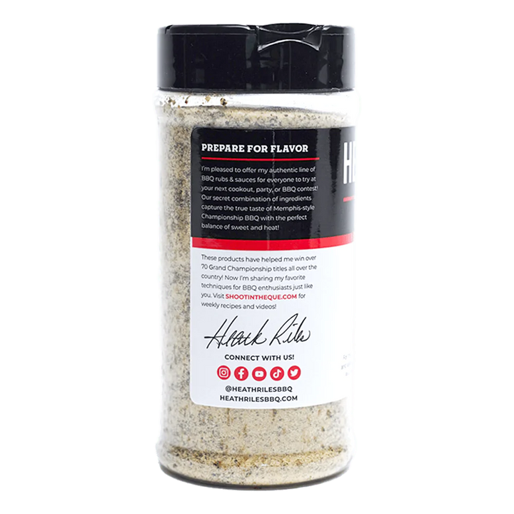 Heath Riles BBQ Garlic Jalapeño Rub - 12oz - Black Box BBQ