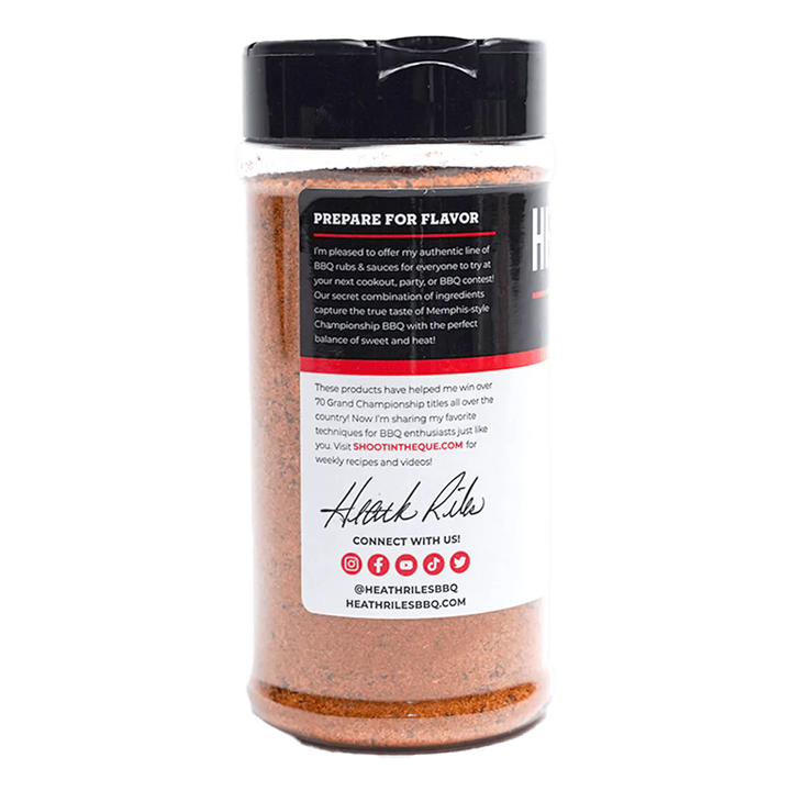 Heath Riles BBQ Honey Chipotle Rub - 12oz - Black Box BBQ