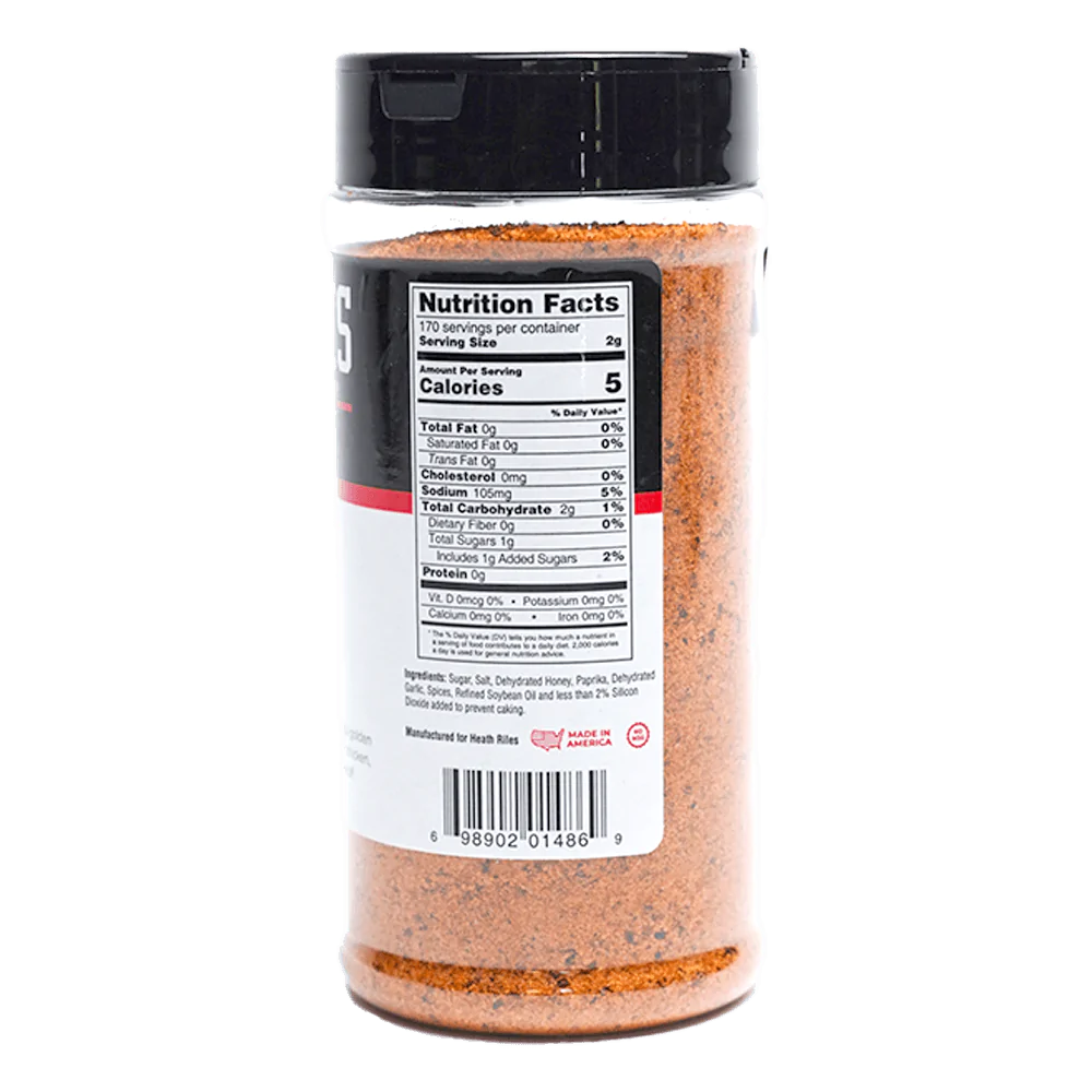 Heath Riles BBQ Honey Rub - 12oz - Black Box BBQ