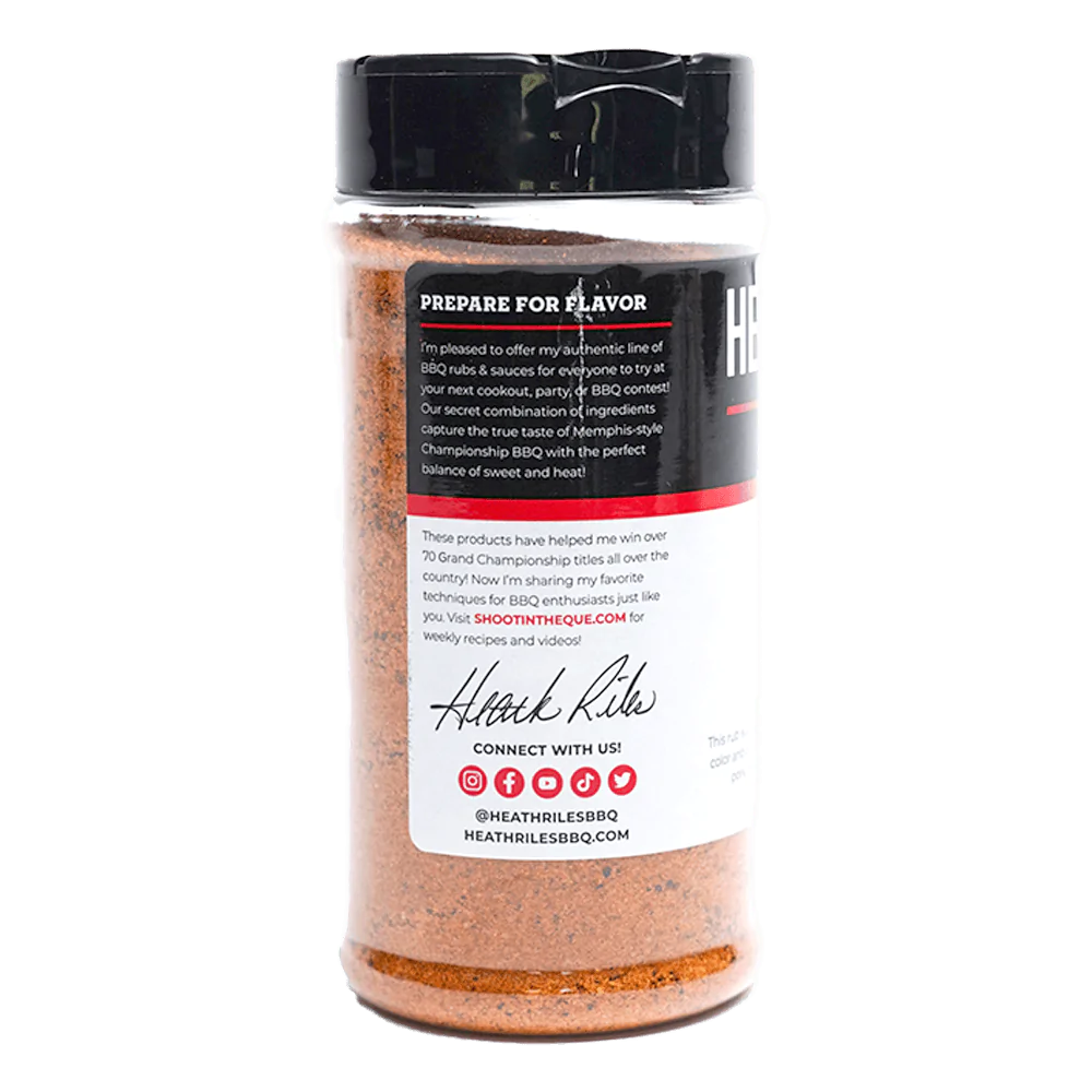 Heath Riles BBQ Honey Rub - 12oz - Black Box BBQ