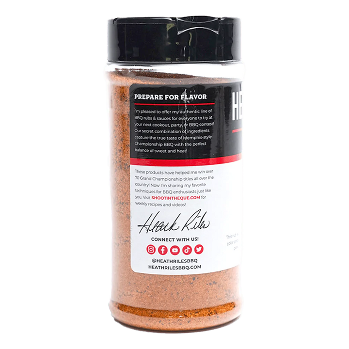 Heath Riles BBQ Honey Rub - 12oz - Black Box BBQ