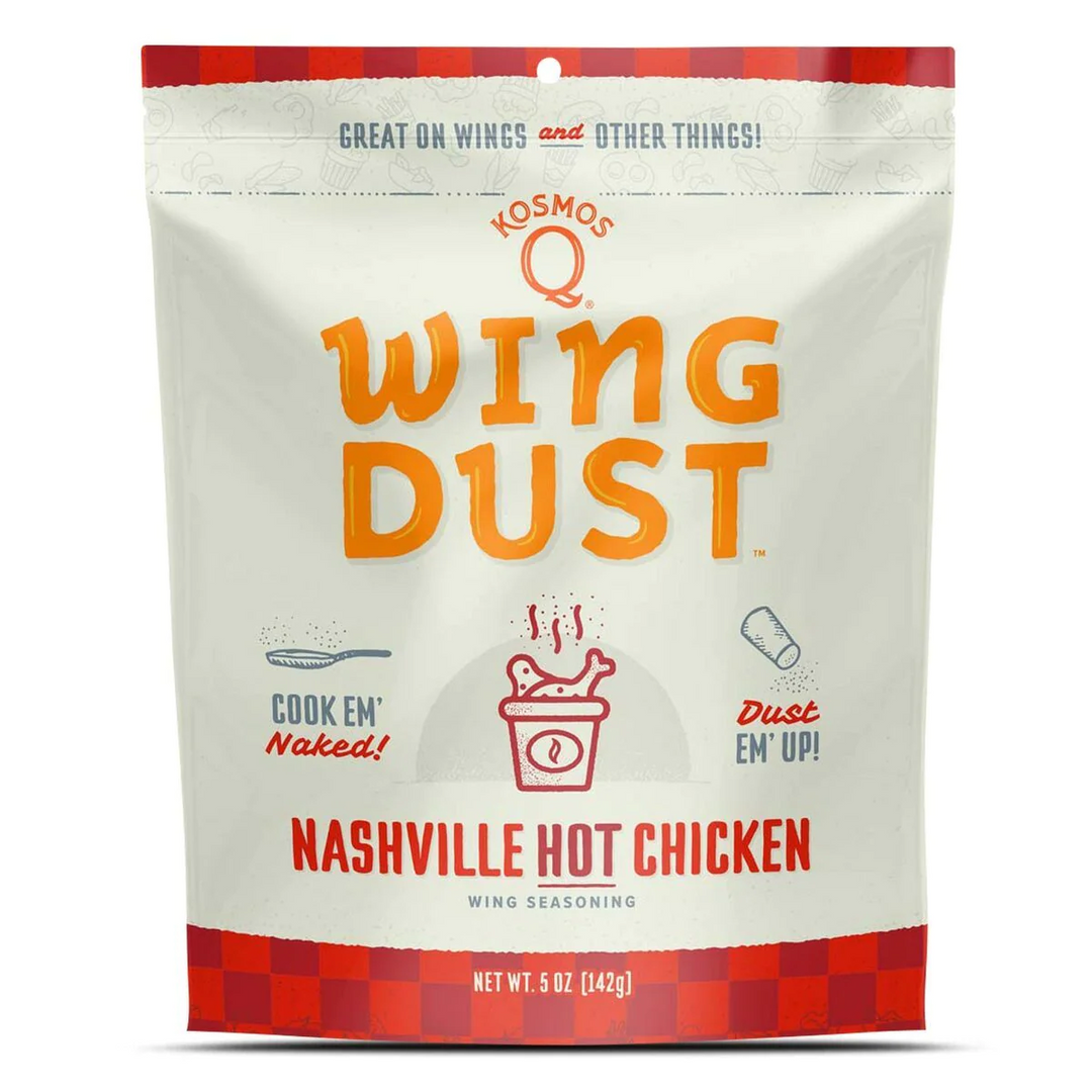 Kosmos Q Hot Nashville Hot Chicken Wing Dust -142g - Black Box BBQ