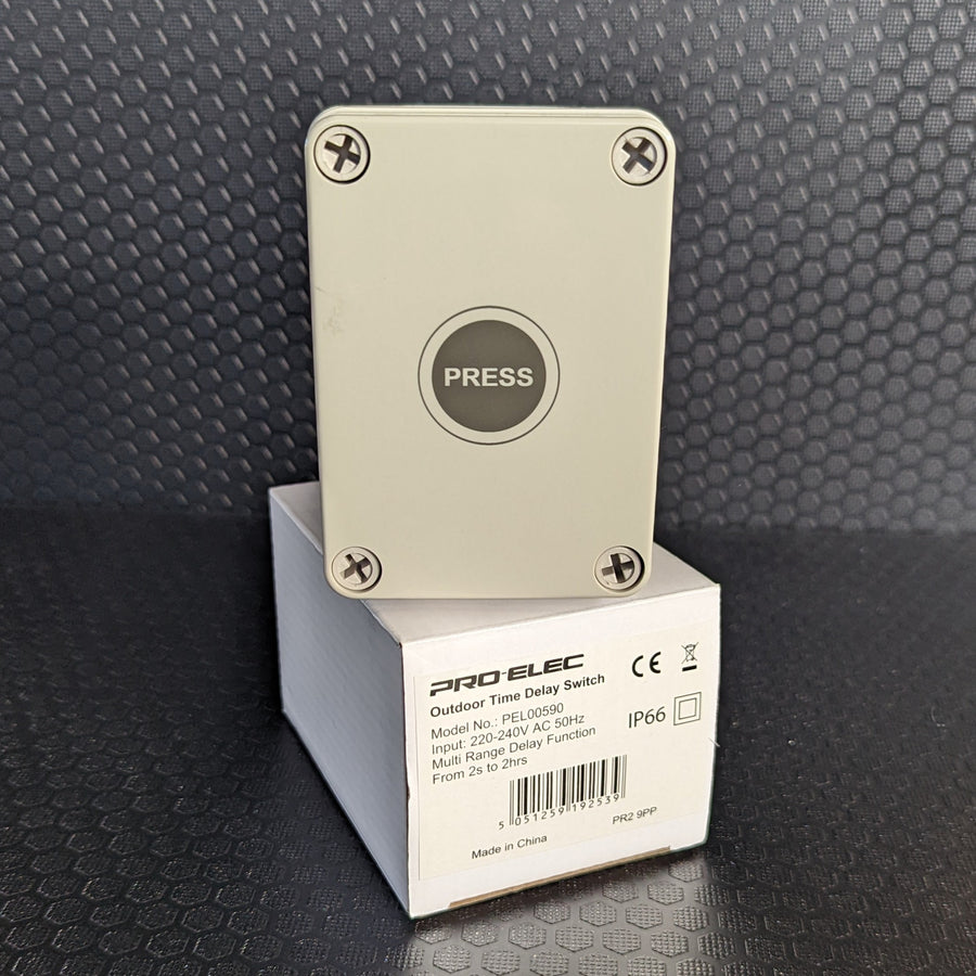 Pro Elec Outdoor Time Delay Switch - Black Box BBQ
