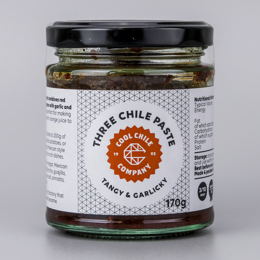 Three Chile Paste 170g - Black Box BBQ