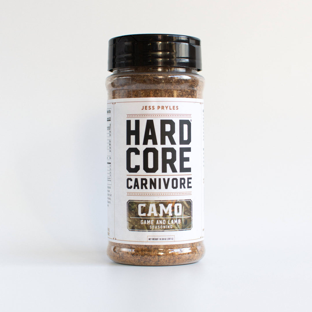 Hardcore Carnivore Camo BBQ Rub - 297g - Black Box BBQ