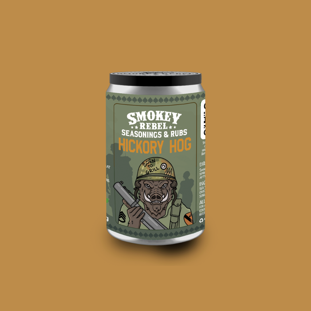 Hickory Hog Pork Rub: Mini - 70g - Black Box BBQ