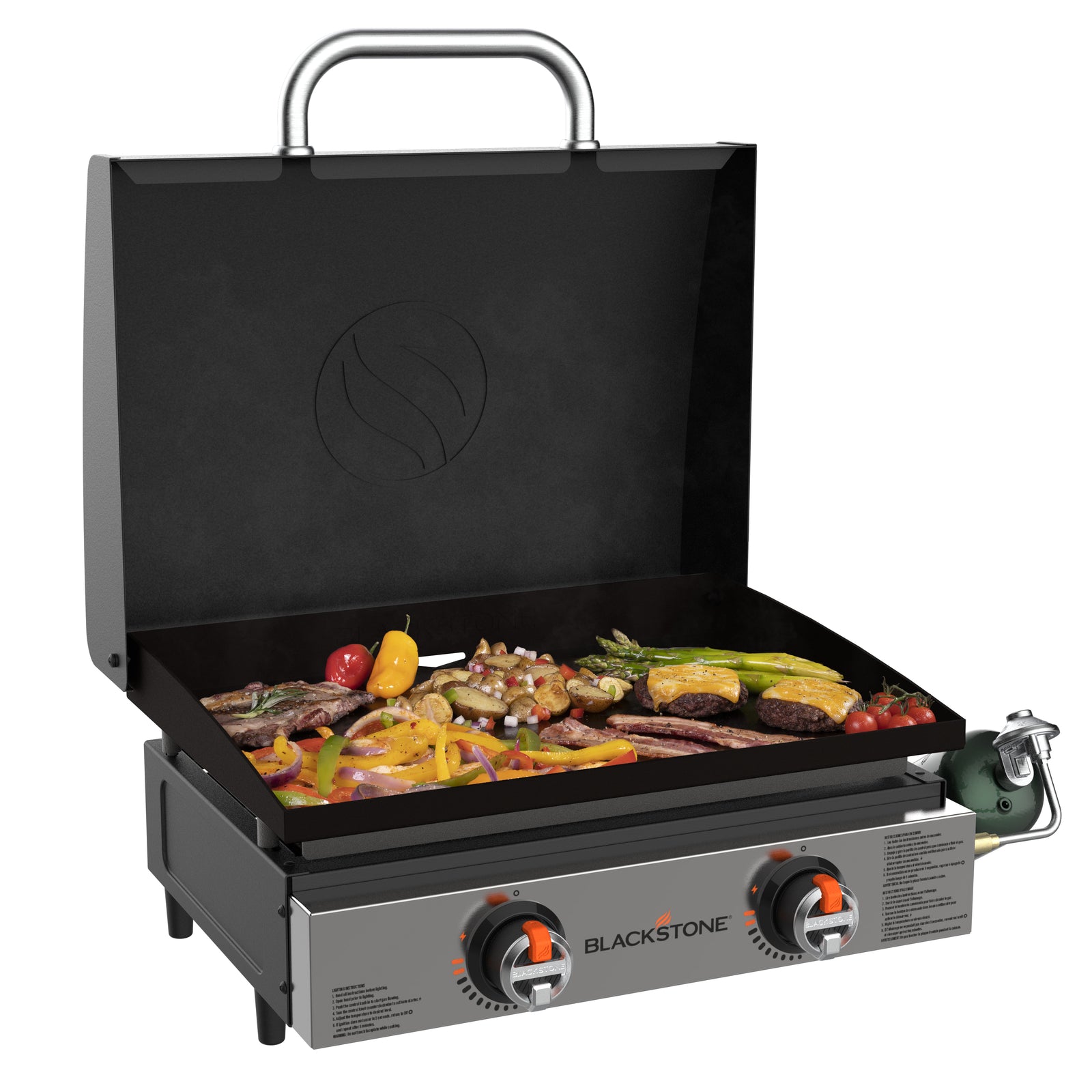 Blackstone 22 Inch Tabletop Grill With Hood - Black Box BBQ