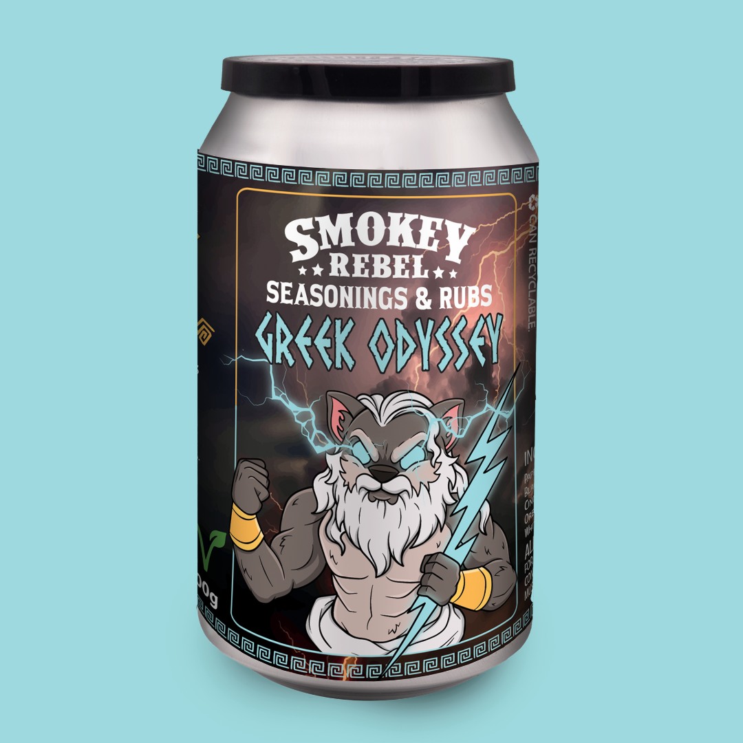 Greek Odyssey Gyros Rub: Mini - 80g - Black Box BBQ