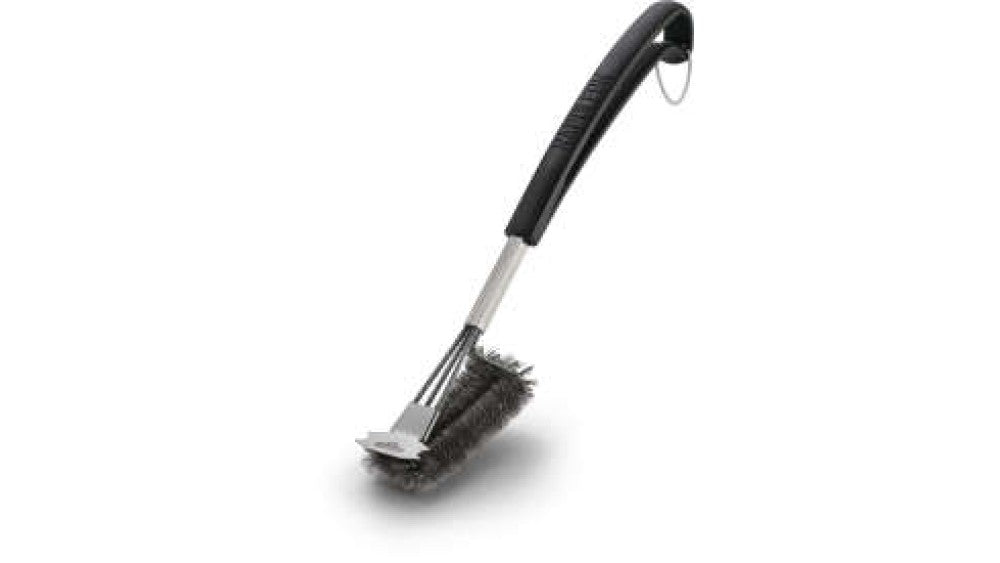 Napoleon Triple-Row Stainless Steel Bristle Grill Brush - 62063 - Black Box BBQ