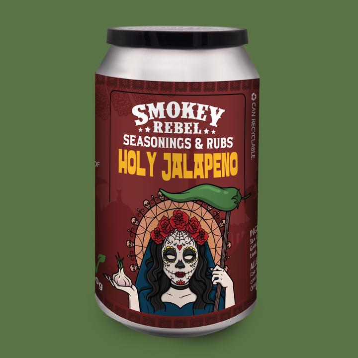 Holy Jalapeno Fajita Seasoning: Mini - 80g - Black Box BBQ