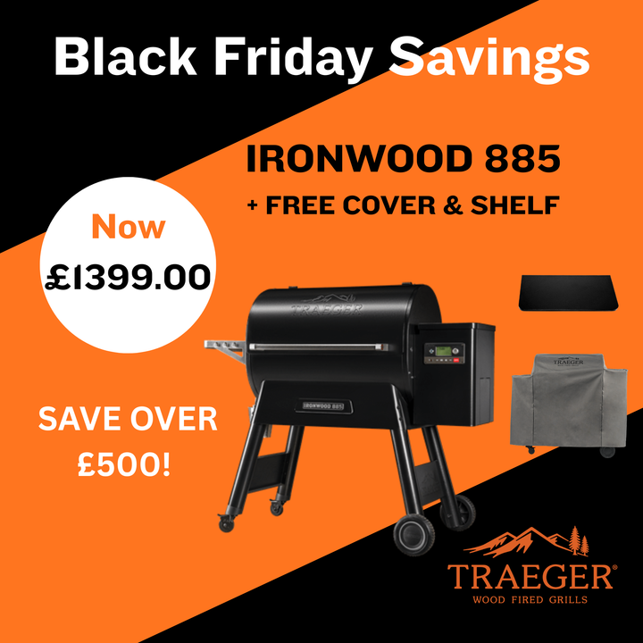 Traeger Ironwood 885 With D2 WiFIRE Controller With Free Cover