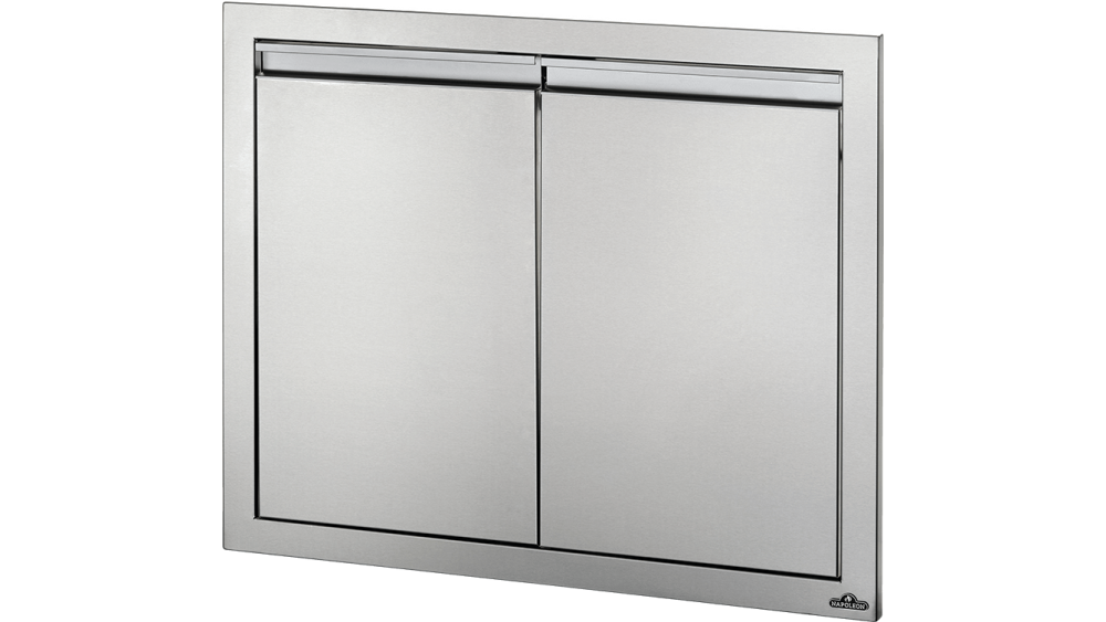 Napoleon Stainless Steel Built In Double Door - BI-3024-2D - Black Box BBQ
