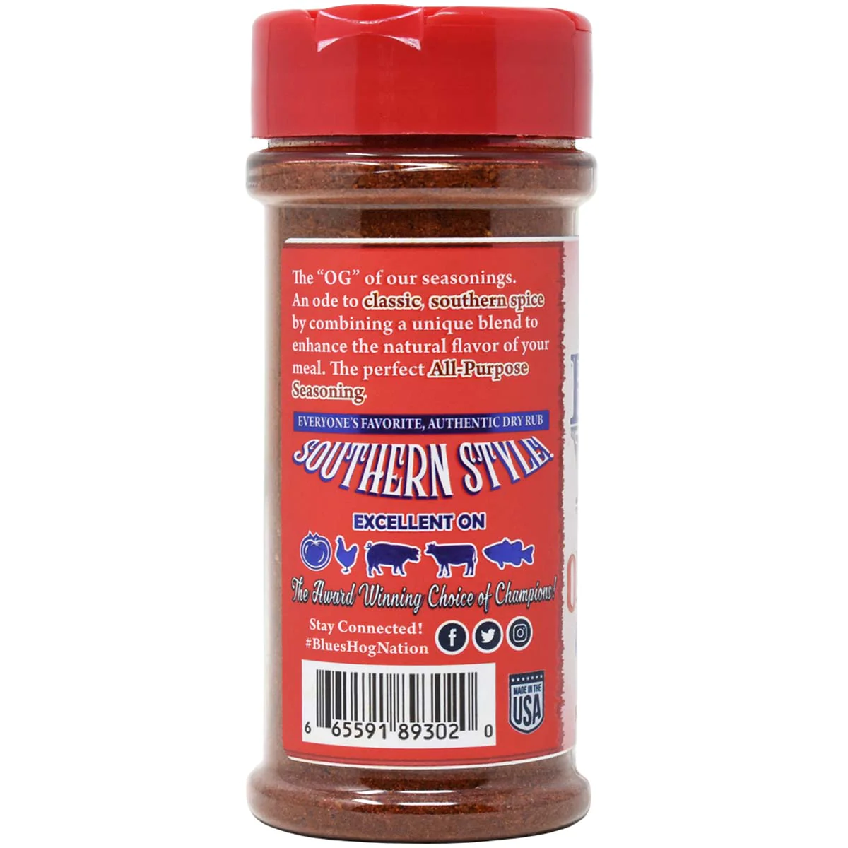 Blues Hog BBQ Original Dry Rub Seasoning- 156g - Black Box BBQ