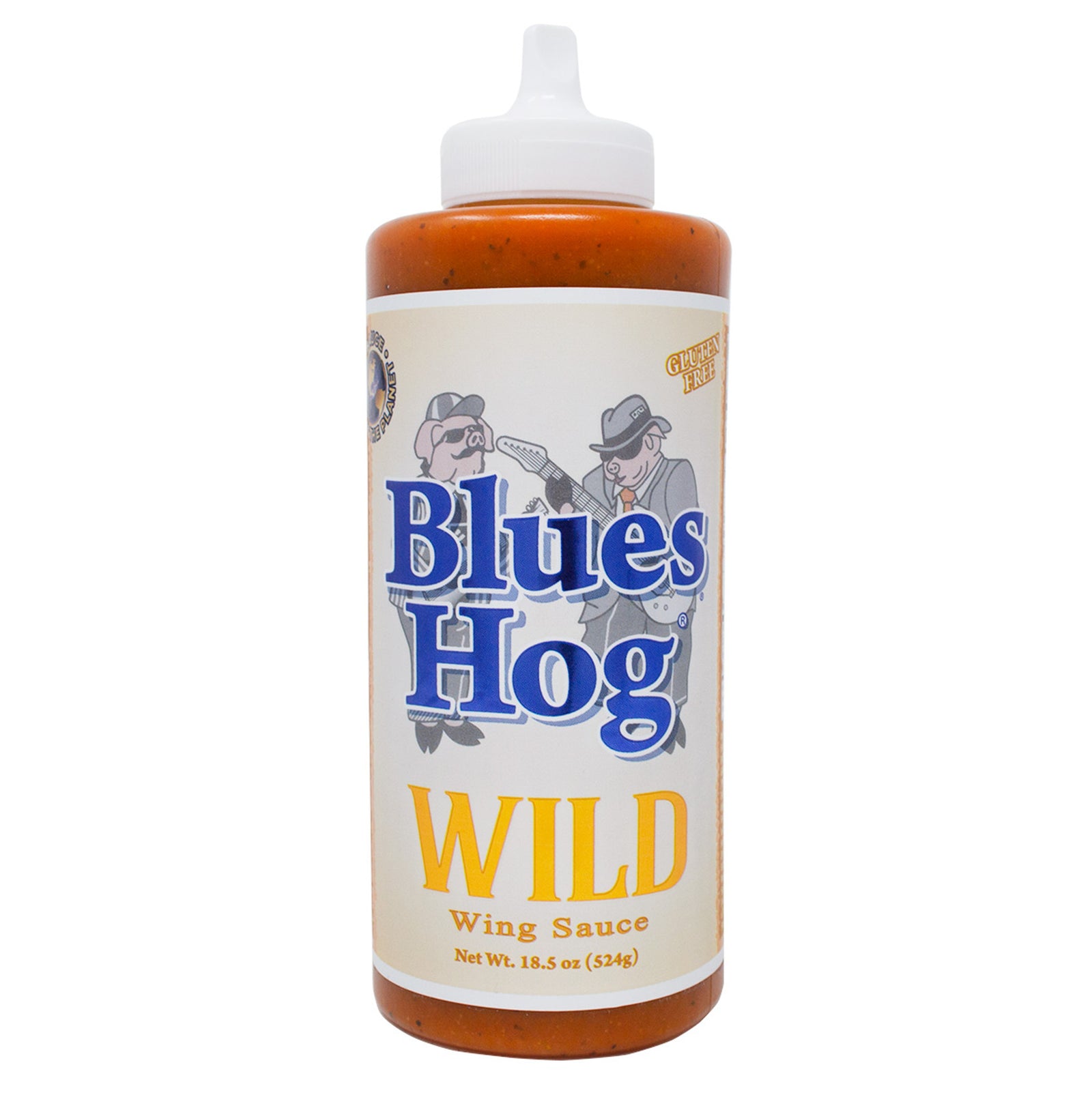 Blues Hog BBQ Wild Wing Sauce Squeeze Bottle - 524g - Black Box BBQ