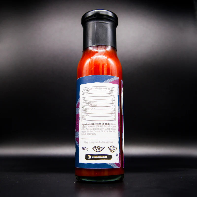 Condimaniac 100% British Tomato Ketchup
