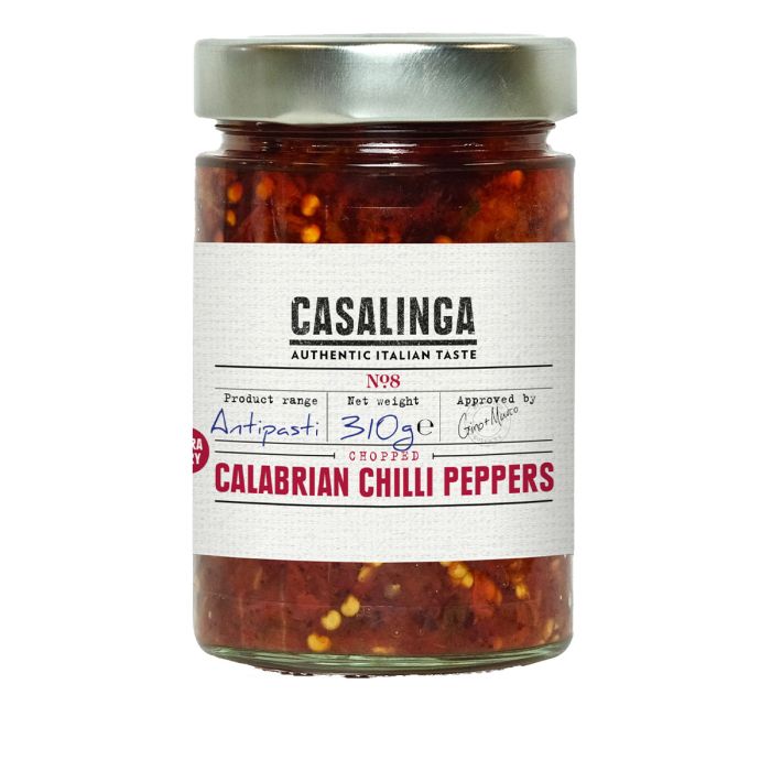 Casalinga - Chopped Spicy Calabrese Peppers - Black Box BBQ