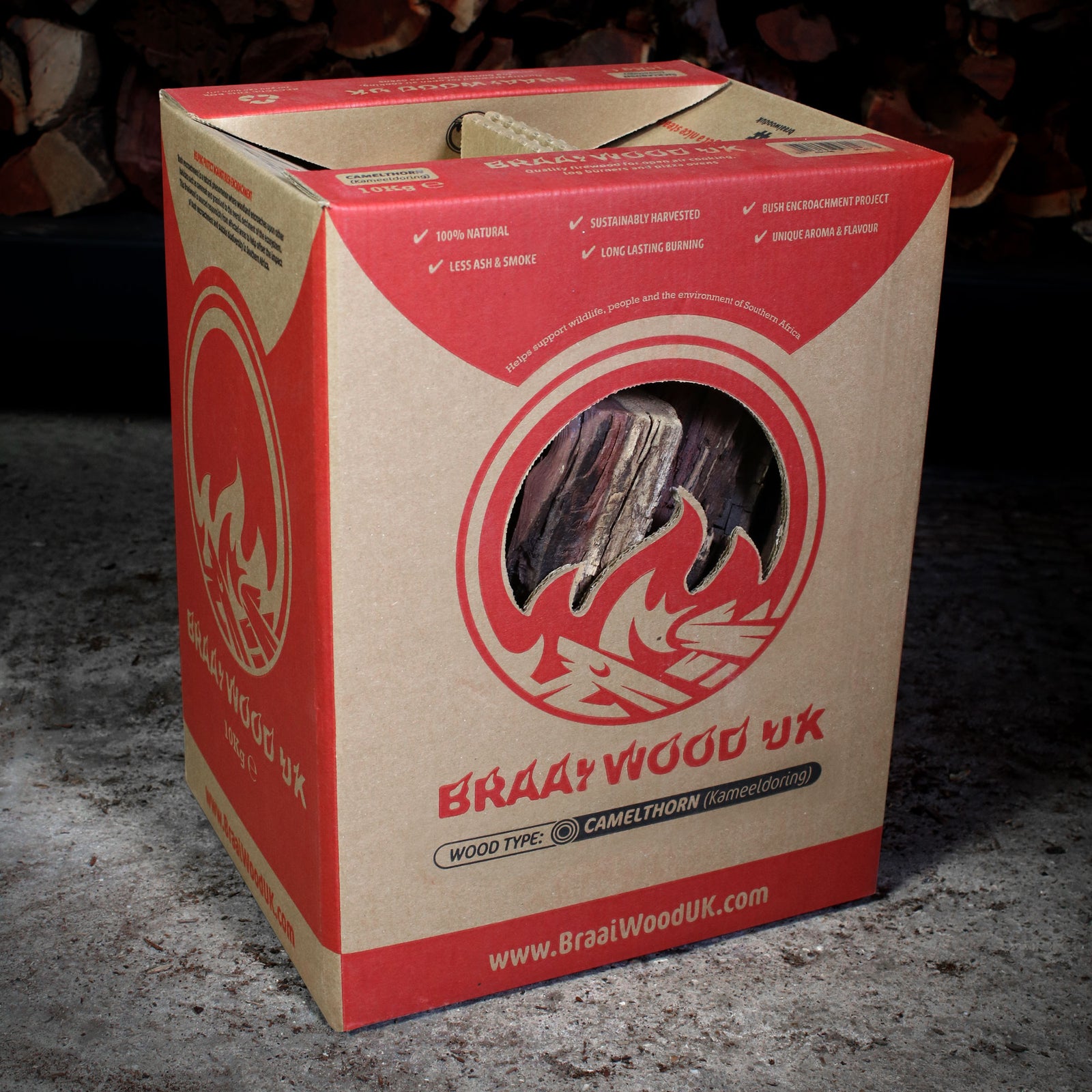 Kameeldoring Braai Wood - Black Box BBQ
