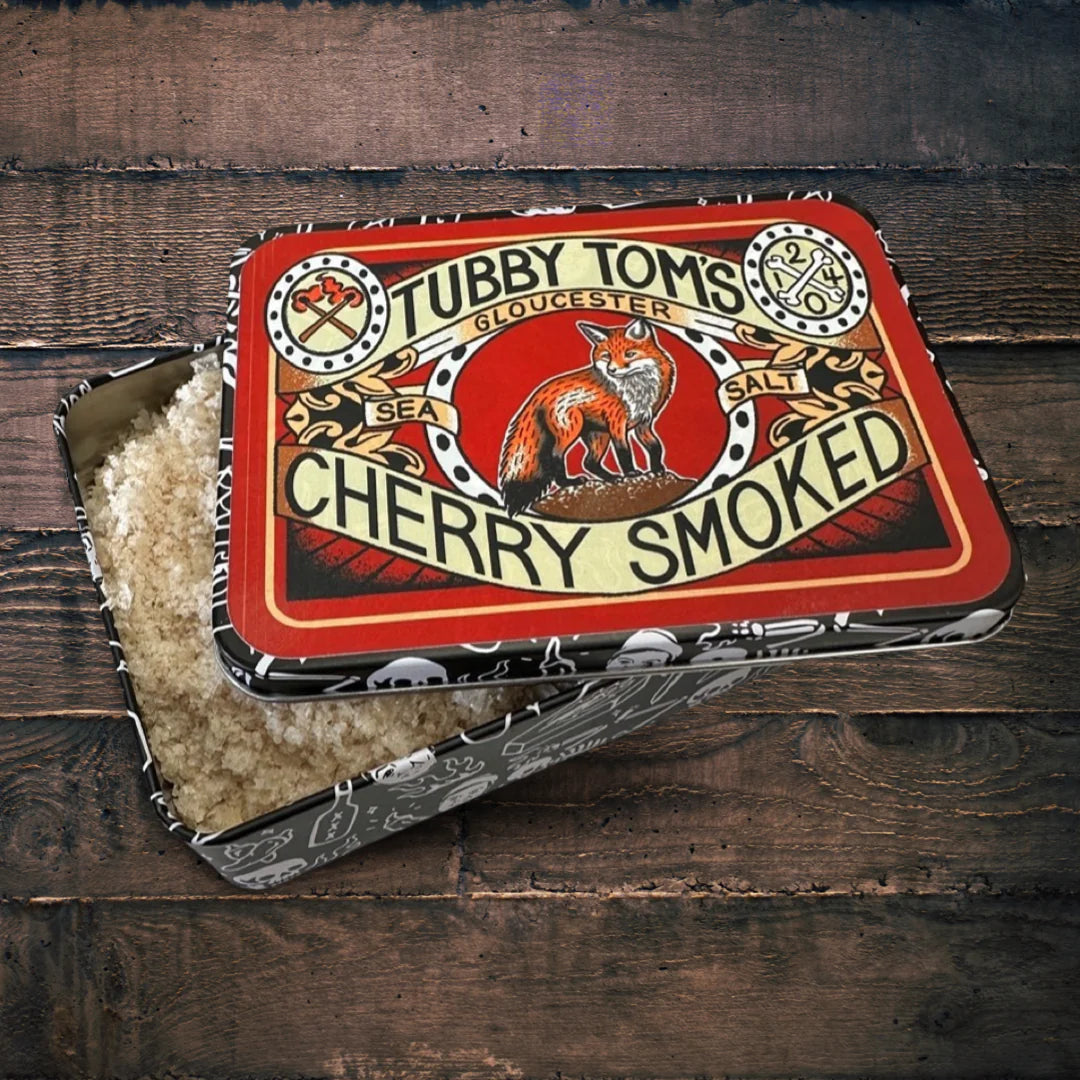 Tubby Tom's - Cherry Wood Smoked Sea Salt Flakes - Black Box BBQ