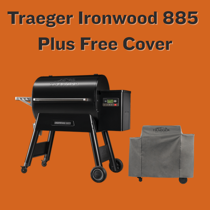 Traeger Ironwood 885 With D2 WiFIRE Controller With Free Cover