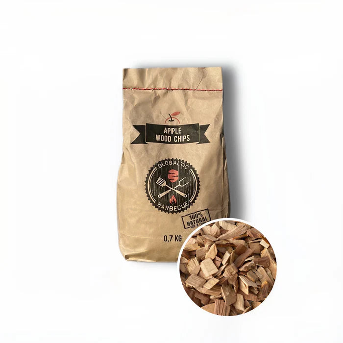 Globaltic Apple Wood Smoking Chips - 0.7KG - Black Box BBQ