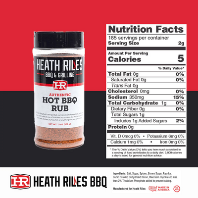 Heath Riles BBQ Hot Rub - 16oz